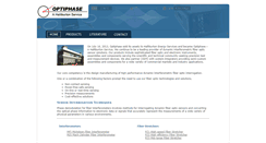 Desktop Screenshot of optiphase.com